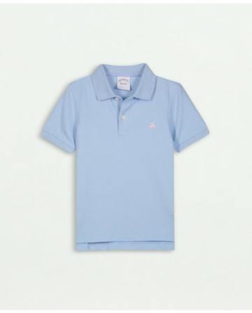 Brooks Brothers Boys Classic Polo Shirt | Light Blue | Size Medium