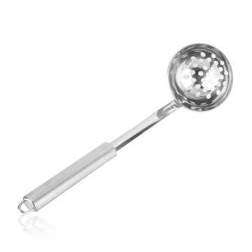 實用不銹鋼小漏勺防燙長柄把手火鍋工具廚房烹飪用具廚具萊珍斯