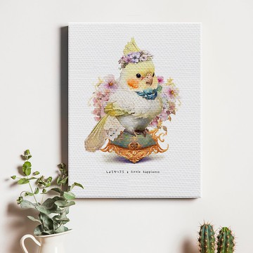 貴族玄鳳/畫布/無框畫/裝飾/擺飾/送禮/紀念品