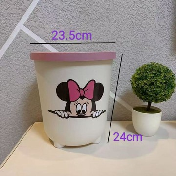 ✨臺灣出貨✨【2只裝】垃圾桶家用臥室簡約高顏值廚房壓圈垃圾桶