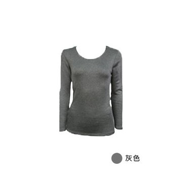 Healthya肌極輕量雙層保暖衣灰色-女(尺寸任選)