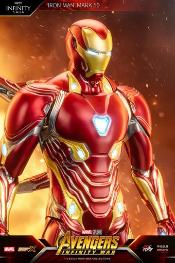 中動 鋼鐵人 Mark50 14吋可動人偶