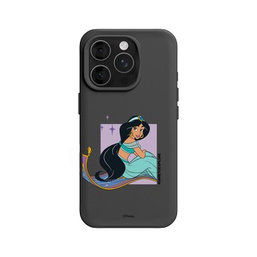 iPhone 16 Pro SolidX 黑 - 迪士尼-公主系列 Disney Princess - 公主專屬系列-阿拉丁 茉莉公主