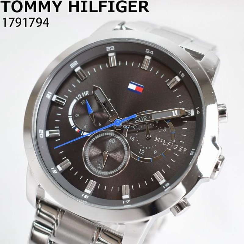 トミーヒルフィガー 腕時計 メンズ 1791794 (15) チャコールグレー ブラック シルバー JAMESON TOMMY HILFIGER 時計  プレゼント 記念品 | LINEショッピング