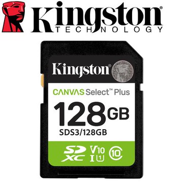 Kingston 金士頓 128GB 150MB/s UHS-I SDXC V10 A1 高速記憶卡 SDS3/128GB
