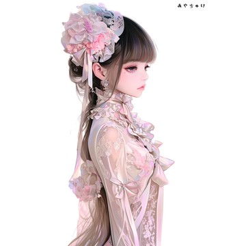 【3 月新品 1】07-117-0093 人物貼紙 透明感裝飾