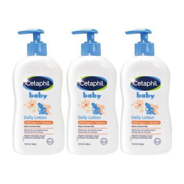 Cetaphil Baby舒緩潤膚乳 400ml/瓶 (3瓶)