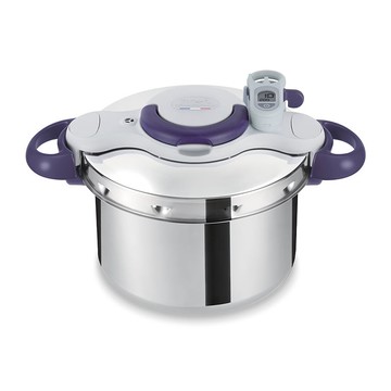 日本代購 T-fal 法國特福 P4620735 壓力鍋 6L 附計時器 附蒸盤 悶燒鍋 燜燒鍋 輕量 電磁爐可用