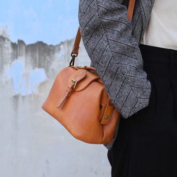 【客製化名字】肩背/手提醫生包 手染系列 5色 生日 情人節禮物