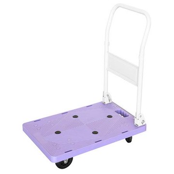 TRENY日式塑鋼手推車/荷重100kg/淡紫色