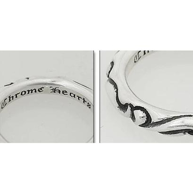 クロムハーツ Chrome Hearts リング スクロールバンドリング scroll band ring | LINEショッピング