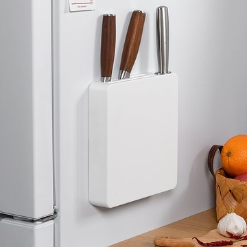 日式刀具收納架粘貼壁掛式刀架櫥柜超薄塑料菜刀架隱藏刀座插刀架 h8051