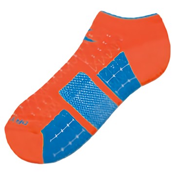 Loopal 路寶 男款踝襪 LAMC1509 橘藍色 25~28cm 舒適透氣  1雙