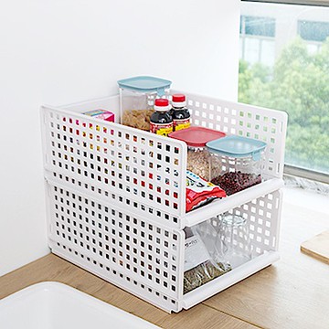 lemonsolo升級版日式可疊抽取式收納抽屜架-矮款