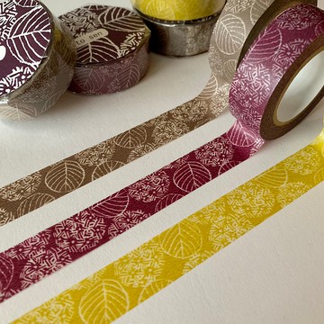 【倉敷意匠】点と線模様製作所 - 繡球花紙膠帶 3種顏色