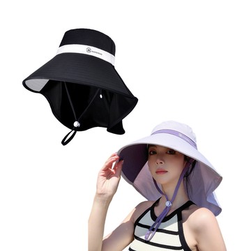 iSFun 全面防護 披肩防曬透氣遮陽漁夫帽/顏色可選