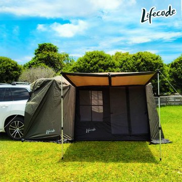 LIFECODE 自由之境鋁合金速搭車尾帳篷