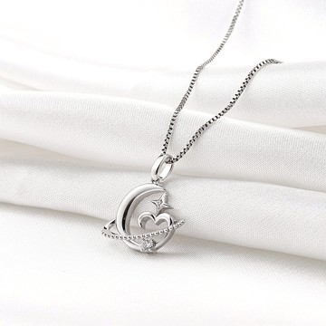 【Dicha Jewellery x Couple Murmur】18K鍍金戀愛星球純銀項鍊