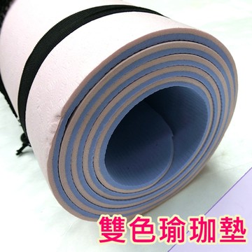 【二手】瑜珈墊 Yoga Mat雙面雙色防滑 環保TPE 加寬版80CM