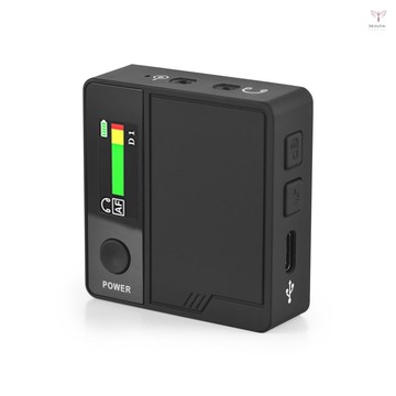 語音轉換器內置麥克風便攜式語音轉換器設備,帶 11 種音效彩屏顯示迷你直播手持夾式麥克風音效機,適用於手機