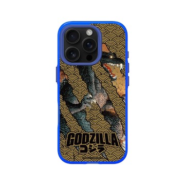 iPhone 16 Pro Clear 激光藍 - 哥吉拉 Godzilla - 怪獸爪痕