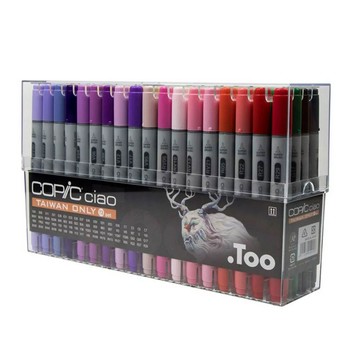精品文具推薦 COPIC Ciao 第三代 圓桿麥克筆 72 Color TAIWAN 72色 臺灣色系 盒裝 /盒 (原廠公司貨)