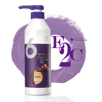 E2C美肌殿堂 紅石榴6號去油抗屑洗髮精600ml (咖啡因 啡洗不可系列)