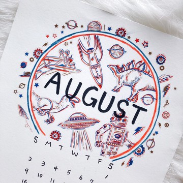 3D世界-2入紋身貼紙 原創手繪設計 | 手帳貼紙