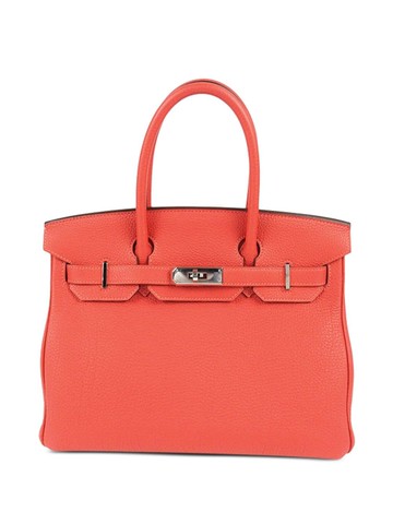 Hermès Pre-Owned - 2014 pre-owned Birkin 30 handbag - women - Calf Leather - One Size - Orange