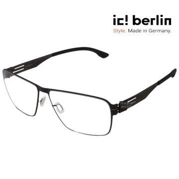 【ic! berlin】Thorsti S. Large Graphite 德國薄鋼眼鏡 公司貨