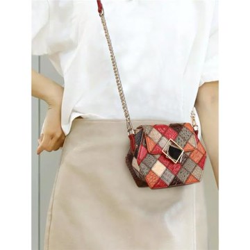 包包女士新款斜挎包真皮設計高級質感百搭小眾夏季洋氣鏈條單肩包