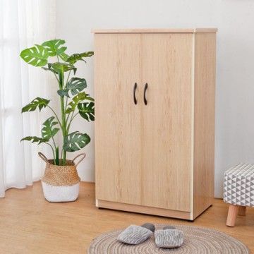 Boden-防潮防蛀防水塑鋼2.2尺二門鞋櫃(兩色可選)-65x37x112cm