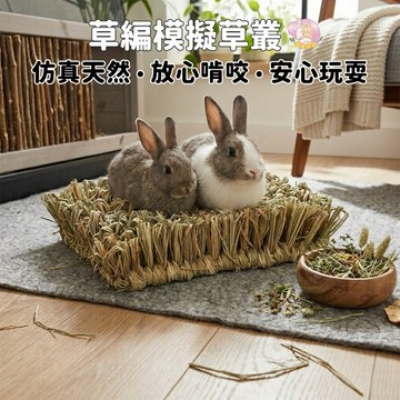 HW｜小寵生活用品系列｜100% Natural Grass草編模擬草叢