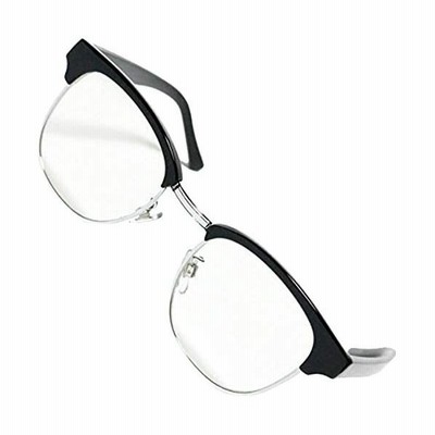 クロ シルバーxクリア 伊達メガネ 伊達眼鏡 だてめがね だて眼鏡 度なしメガネ ファッションメガネ めがね 通販 Lineポイント最大get Lineショッピング