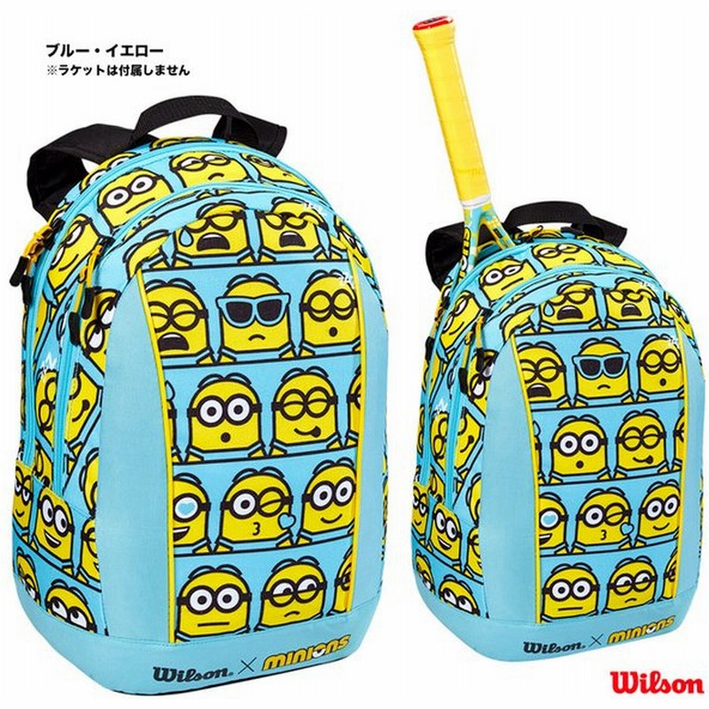 祝開店大放出セール開催中 ウイルソン Minions 2 0 Tour Jr Backpack ミニオンズ Wr ジュニア キッズ 子供 テニス バックパック Wilson Riosmauricio Com