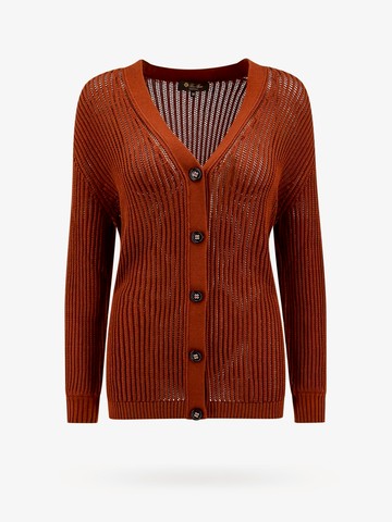 Ribbed cotton and silk cardigan - LORO PIANA - gender_Woman