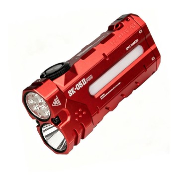 LOOP SK05 PRO II 5000流明 410米【紅色】遠泛雙光多功能手電筒 RGB側燈 UV側燈 尾部磁吸 TYPE-C