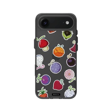 iPhone Air Clear (相機按鈕) 酷墨灰 - 航海王 One Piece - 貼紙系列-惡魔果實