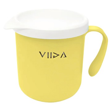 VIIDA Souffle 抗菌不鏽鋼杯 304L材質  黃色  1個  330ml
