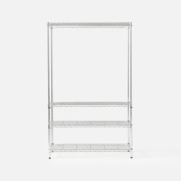 特力屋鍍鉻四層架寬106*深46*高150公分