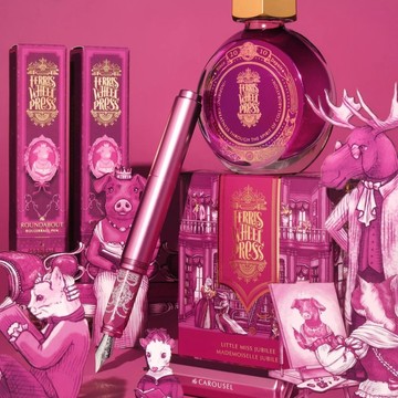 FWP 摩天輪 旋轉木馬 鋁製鋼筆 - 小朱比利小姐  # F/ M 尖