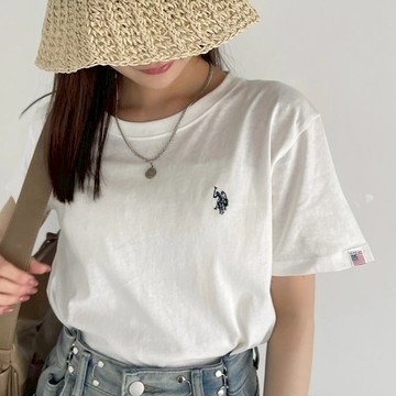 U.S. POLO ASSN.短袖 刺繡 上衣 七色 基本素T 日本代購 84239856