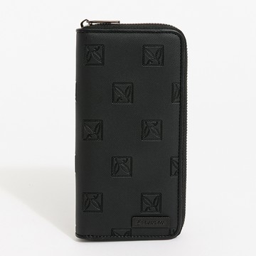 PLAYBOY - 拉鍊長夾  Quest系列 - 黑色