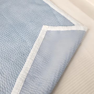 cozamday 涼感夏季泡泡紗薄被  SS (150 x 200 cm)  純藍色