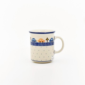 波蘭陶手工製作-約250ml 直筒杯(小) 車車