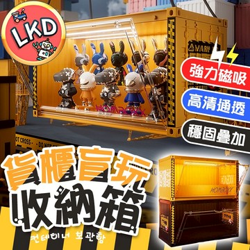 『出清撿便宜💥 買貴退費 超取限1入 』貨櫃公仔展示盒 公仔收納盒 公仔收納 盲盒收納盒 展示盒 公仔展示箱