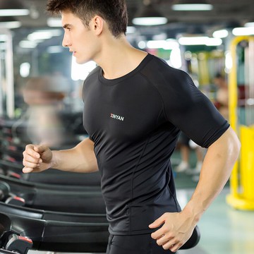 籃球服運動緊身衣短袖男籃足球彈力速干透氣跑步騎行健身訓練T恤