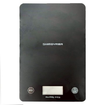 SHIMOYAMA 廚房電子秤 20 x 13.5cm  5kg  黑色  霜山