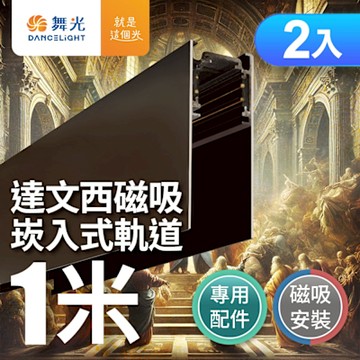 2入組 舞光 1米達文西崁入式磁吸軌道 磁吸式 排燈 軌道燈 投射燈