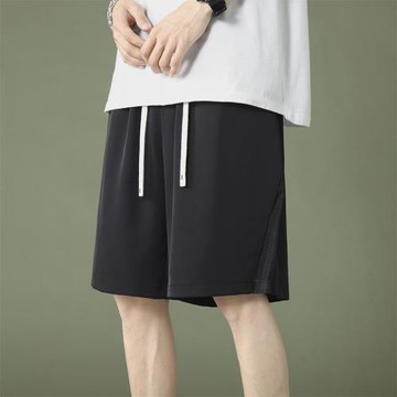 速干短褲男夏季冰絲男褲直筒寬松運動褲涼感透氣空調褲休閑五分褲